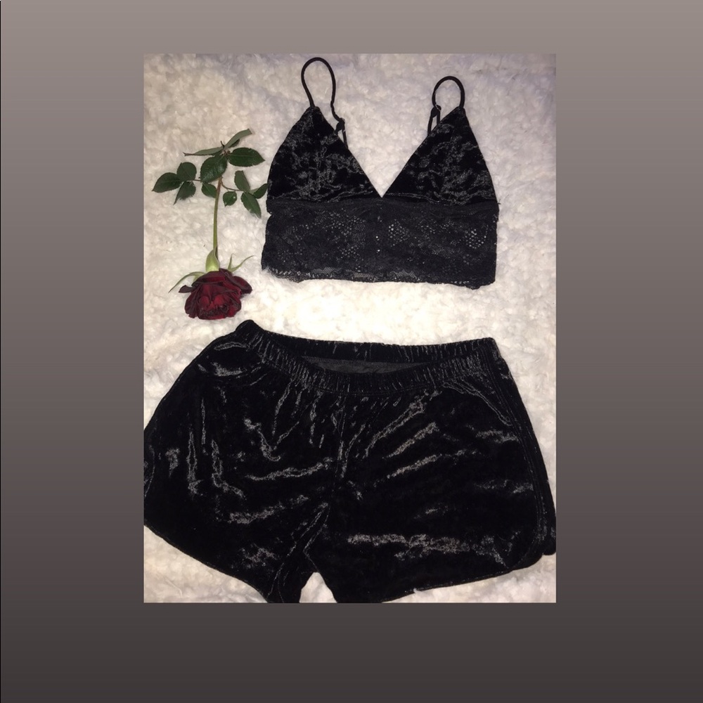 Velvet Top and bottom